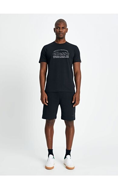 Ellesse Erkek T-Shirt EM181-BK Siyah