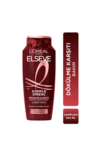 L'Oréal Paris Elseve Komple Direnç Dökülme Karşıtı Şampuan 300 ml