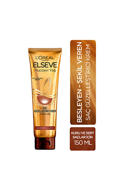 L'Oréal Paris Elseve Mucizevi Yağ Saç Güzelleştirici Krem 150 ml