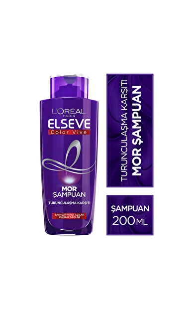 L'Oréal Paris Elseve Turunculaşma Karşıtı Mor Şampuan 200 ml