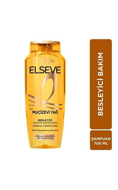 L'Oréal Paris Elseve Mucizevi Yağ Besleyici Bakım Şampuanı 700 ml