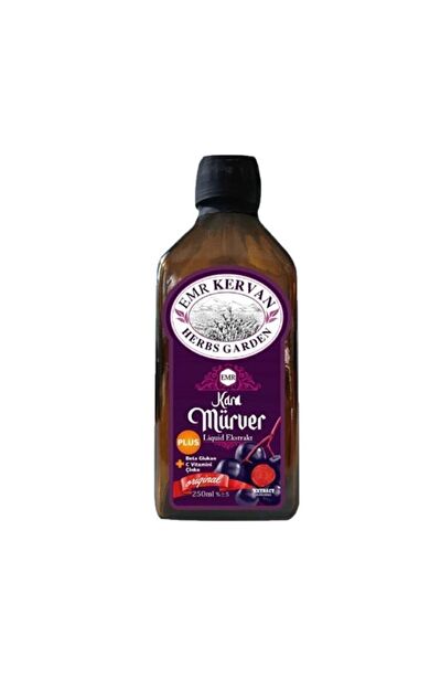 Emr Kervan Herbs Garden Herbs Garden Kara Mürver Sıvı Ekstraktı 250 Ml