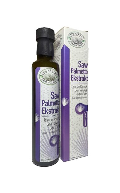 Emr Kervan Herbs Garden Saw Palmetto Sıvı Eksraktı (Prostat) 250 Ml