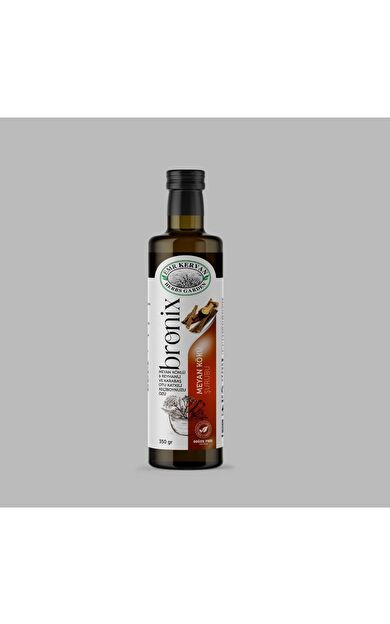 Emr Kervan Herbs Garden Bronix Meyan Köklü &amp; Reyhanlı ve Karabaş Otu Katkılı Keçiboynuzu Özü 350Gr