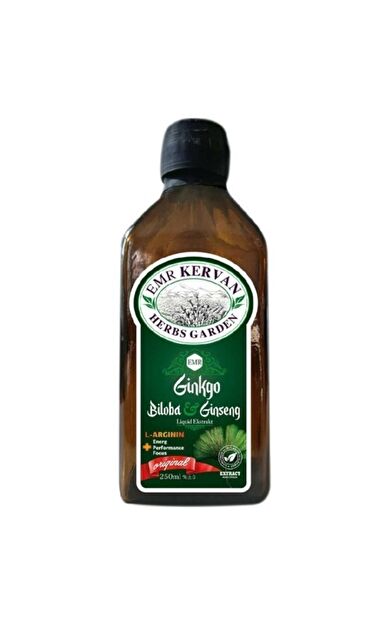 Emr Kervan Herbs Garden Ginkgo Biloba Ginseng Sıvı Ekstraktı 250 Ml