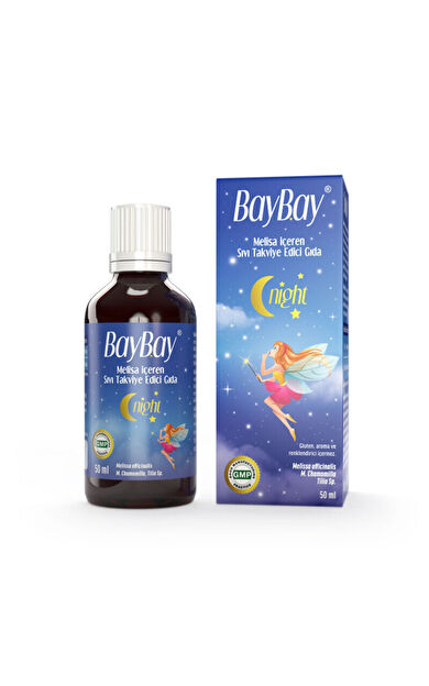 BAYBAY Damla Night Melisa İçeren Takviye Edici Gıda 50 ml