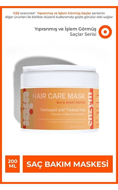 Kuru, Yıpranmış Ve Işlem Görmüş Saçlar Için Saç Bakım Maskesi 250 ml