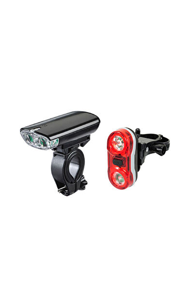 Epic DUET Pilli Bisiklet Ön Arka Aydınlatma Seti FST-305
