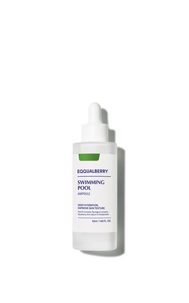 EqqualBerry Swimming Pool Ampoule Yoğun Hidrasyon Verici Gözenek Önleyici Ampul Cilt Serumu 50 ml