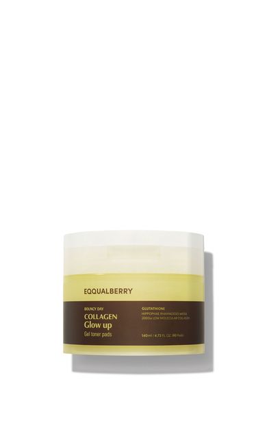 EqqualBerry Collagen Glow Up Gel Toner 60'lı Leke Önleyici ve Parlatıcı Jel Ped 140 ml