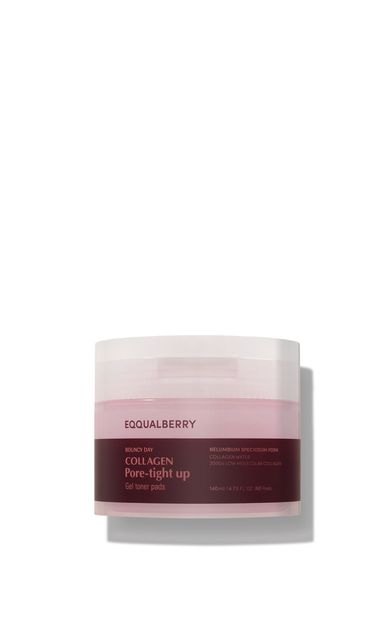 EqqualBerry Collagen Pore Tight Up Gel 60'lı Gözenek Önleyici Kolajenli Jel Ped 140 ml