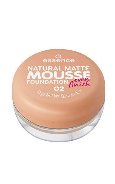 Essence Natural Matte Mousse Foundation 02 - 16gr