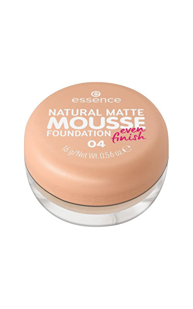 Essence Natural Matte Mousse Foundation 04 - 16gr