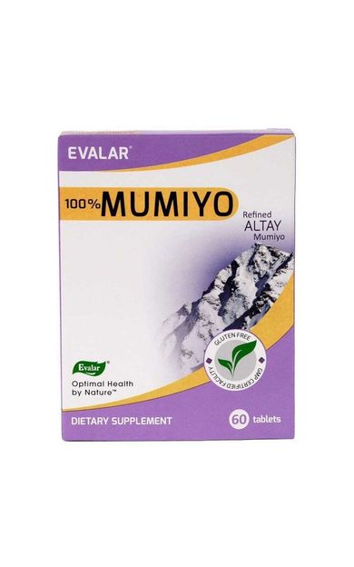 Evalar Mumiyo 60 Tablets / Refined Altay Mumiyo - Shilajit Mumiyo
