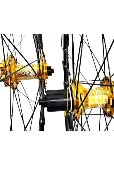 Pasak HB08HG-QR Rulmanlı 6 Vida 32 Delik Ön Arka Göbek Seti Gold