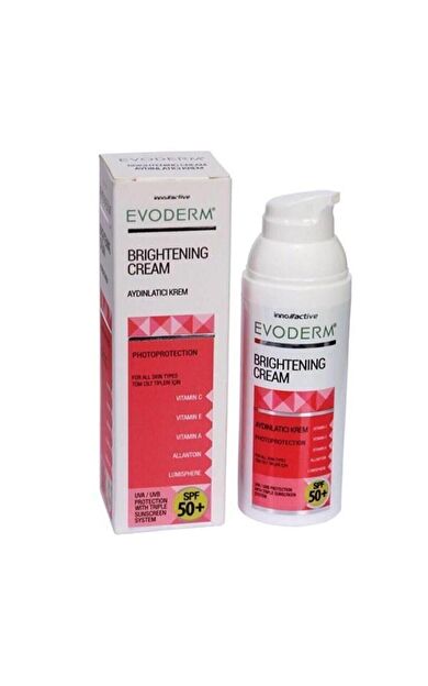 Evoderm Leke Kremi Spf50+ 50 Ml