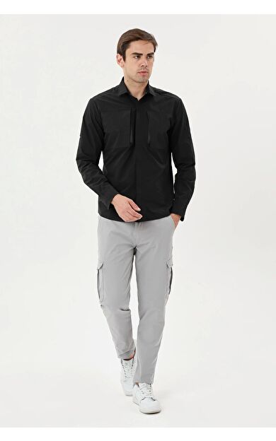 Exuma Uzun Kollu Outdoor Gömlek 1417018 010-black