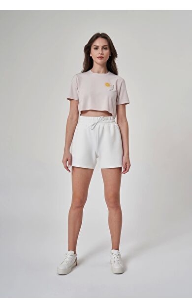 Exuma Kadın Şort-1523105 Beyaz