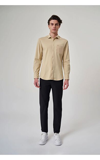 Exuma Erkek Gömlek - 1517020 Bej