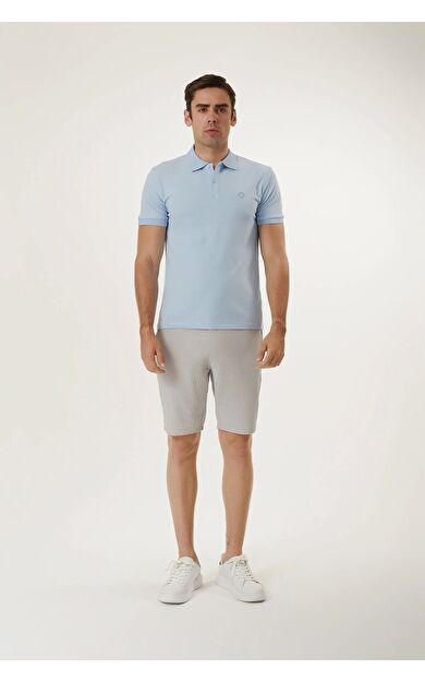 Exuma Polo Yaka T-shırt 1412037 412-blue
