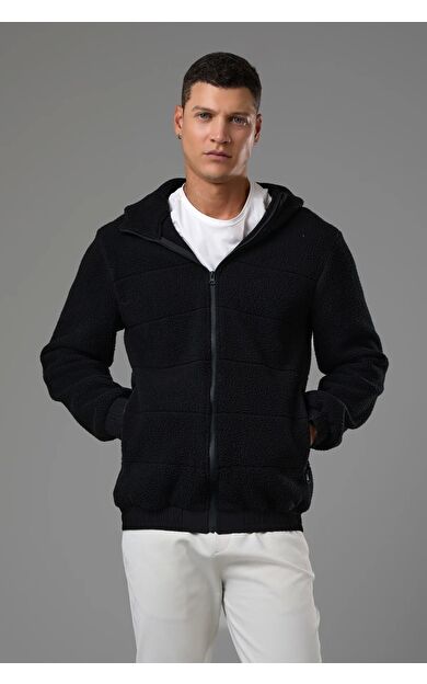 Exuma Erkek Peluş Polar 2511199 Siyah