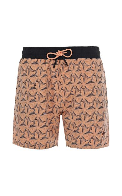 Exuma Erkek Baskılı Deniz Şortu 1415029 104-somon prınt