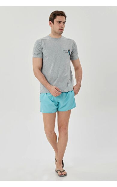 Exuma Erkek Turkuaz Deniz Şortu 1015031-484 484-turquaze