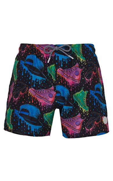 Exuma Erkek Baskılı Deniz Şortu 1015041-p315 Dıgıtal prınt