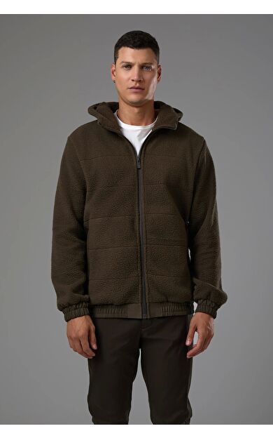 Exuma Erkek Peluş Polar 2511199 Kahverengi