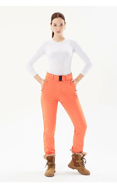 Exuma Kadın Softhell Pantolon 2423026 Turuncu