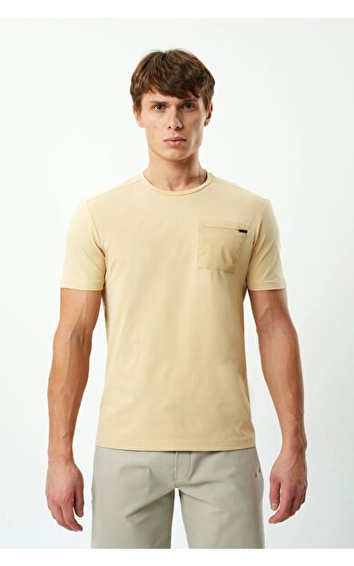 Exuma Erkek T-shırt - 1512123 Bej