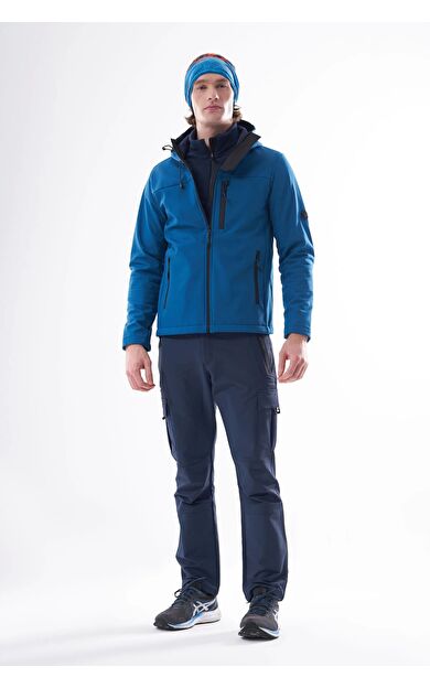 Exuma Erkek Softshell Mont 2311100 Petrol mavisi