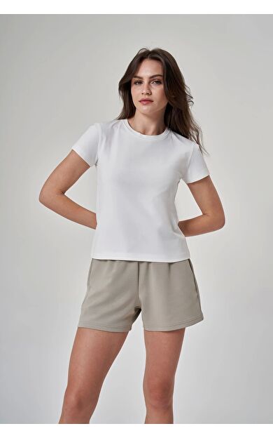 Exuma Kadın Tshırt 1522188 Beyaz