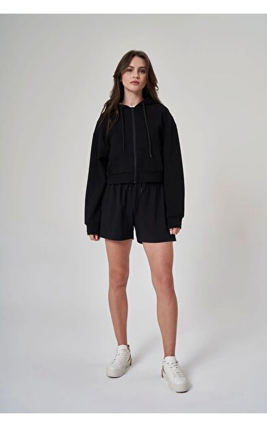 Exuma Kadın Eşofman Üstü-1529109 Siyah