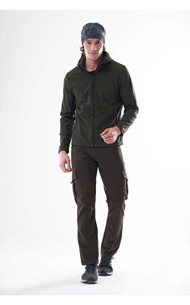 Exuma Erkek Softshell Mont 2311161 Haki