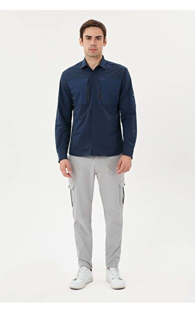 Exuma Uzun Kollu Outdoor Gömlek 1417018 Navy