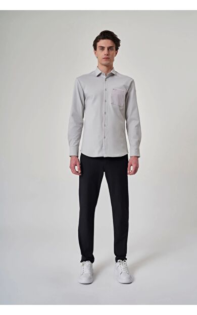 Exuma Erkek Gömlek - 1517020 Gri