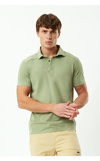 Exuma Polo Yaka T-shırt 1412034 Olıve
