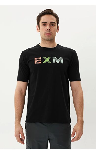 Exuma Erkek Baskılı T-shırt 1412063 010-black