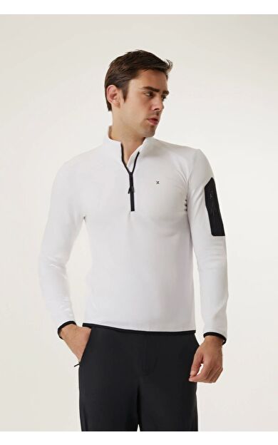 Exuma Erkek Sweat 2212015 Beyaz