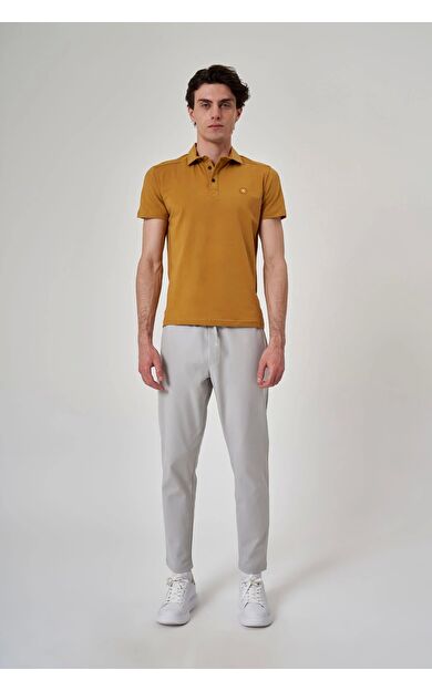 Exuma Polo Yaka Tshırt 1412042 Hardal