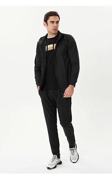 Exuma Erkek Tam Fermuarlı Sweatshırt 1312084 Navy