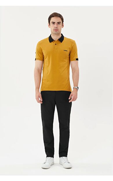 Exuma Erkek Polo Yaka T-shırt 1412036 738-hardal