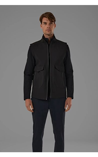 Exuma Erkek Yelek 2511052 Siyah