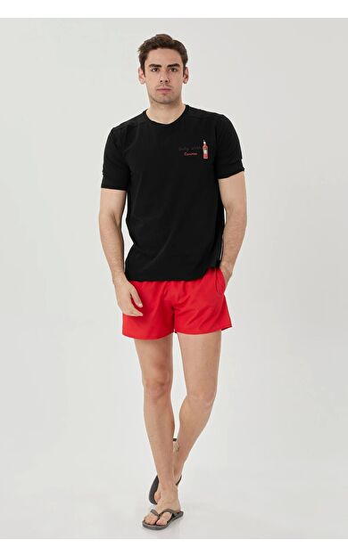 Exuma Erkek Kırmızı Deniz Şortu 1015031-657 657-red