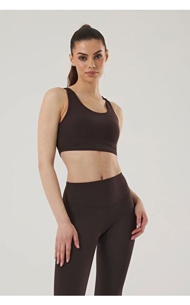 Exuma Kadın Kolsuz Üst 4016 Acı kahve