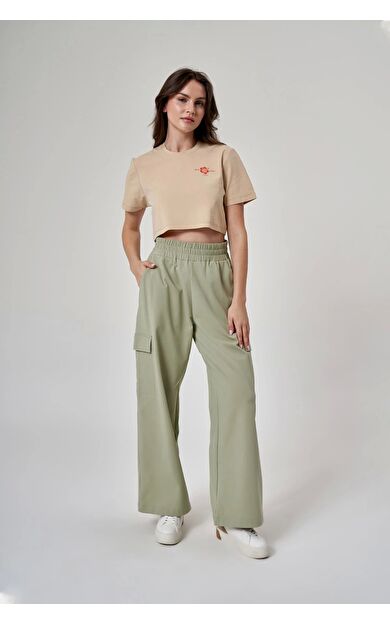 Exuma Kadın Pantolon-1523021 Yeşil