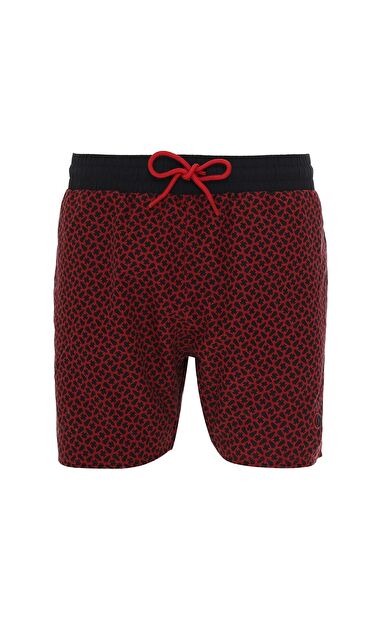 Exuma Erkek Baskılı Deniz Şortu 1415033 102-red prınt