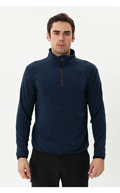 Exuma Erkek Yarım Fermuarlı Polar 2112125 Navy