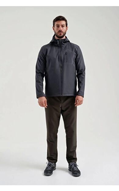 Exuma Erkek Softshell Mont 2111161 Antrasit